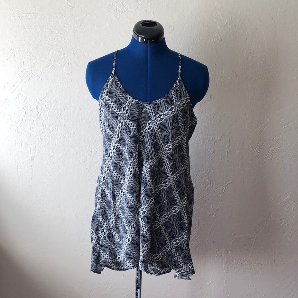 NWT Fifteen Twenty Silk Hi-low Racerback Tunic Size S